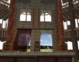 SL Globe Theatre Stage