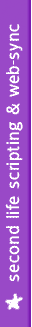 second life scripting & web-sync